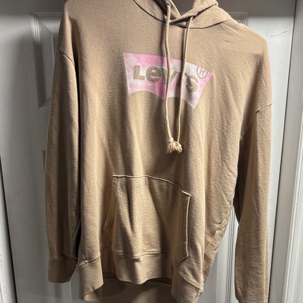 Levi's Beige Hoodie Sweater